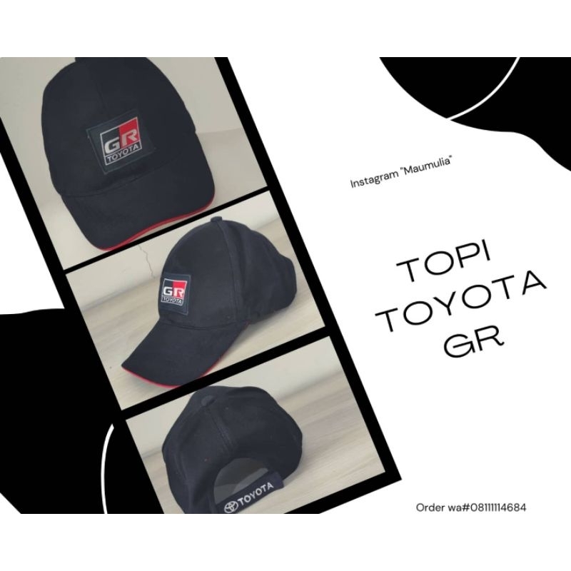 TOPI TOYOTA GR POLOS