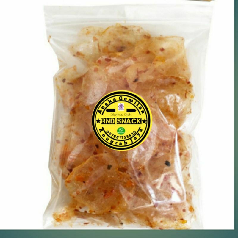 

KERIPIK KACA/BELING gurih super pedas nagih 500g
