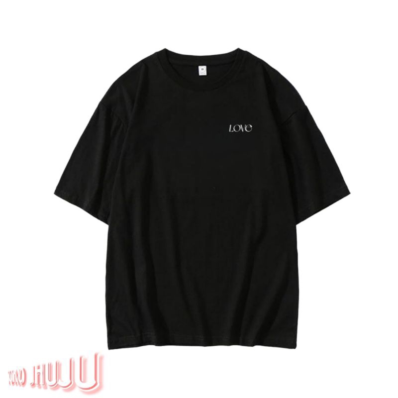 Kaos Jun Svt Fan Meeting Love Pink Print Belakang