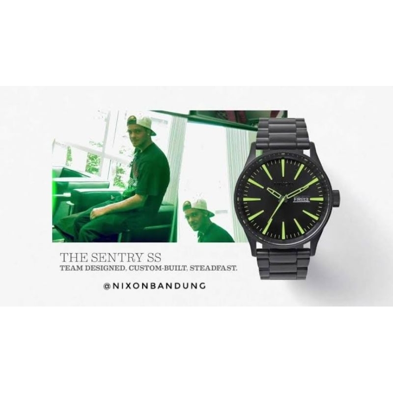 Nixon Sentry ss Black Lum Original