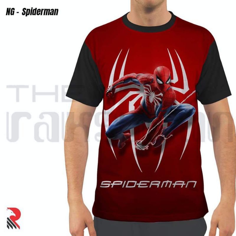 Kaos Full Print The Raksukan " Spiderman"