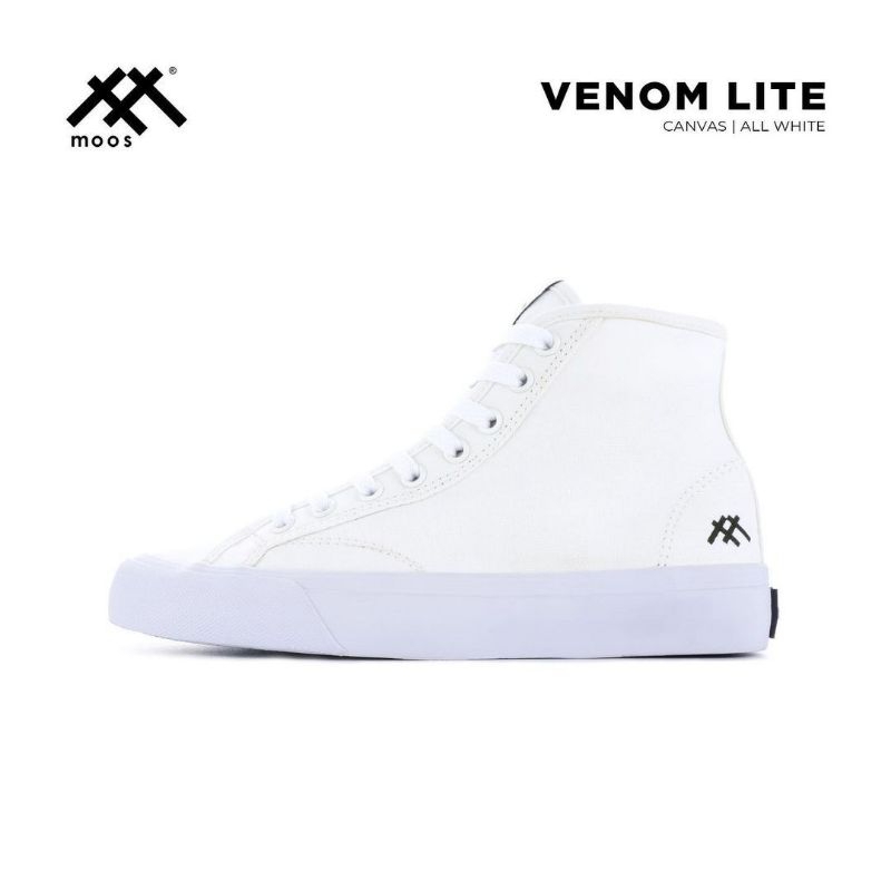 SEPATU SNEAKERS 100% ORIGINAL MOOS HI VENOM LITE WHITE UNISEX