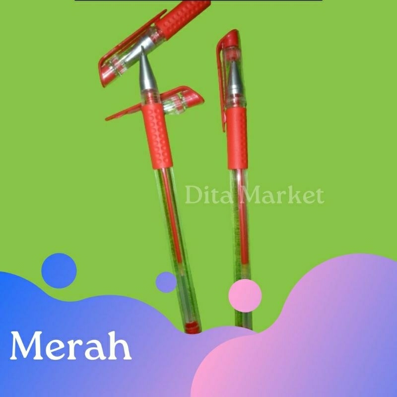 Pena Gel / Pulpen Gel 0,5mm Standard / Pulpen Gel Mini