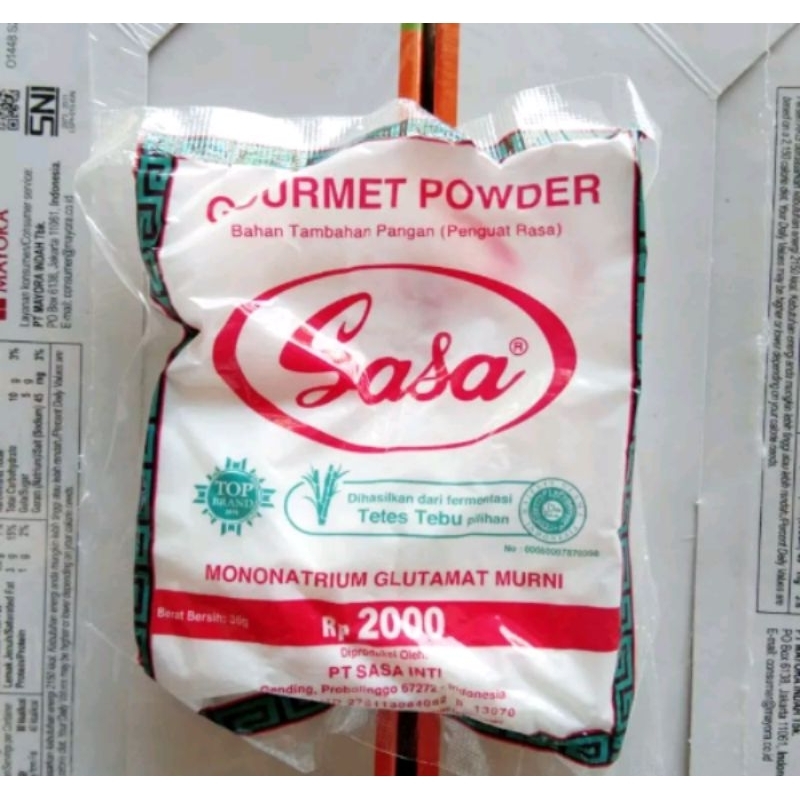

MICIN SASA 30G ISI 4PC // TDK BISA JUAL 2000 HRG NAIK