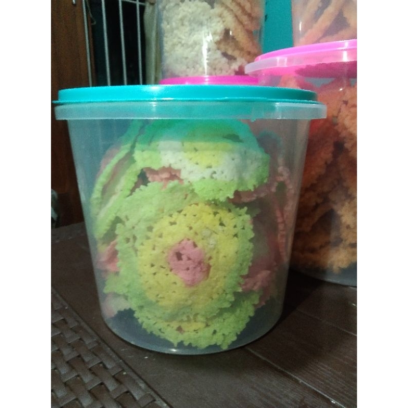 

kerupuk rengginang matang murah kecimpring rainbow ukran,10L*TANPABAHANPENGAWET