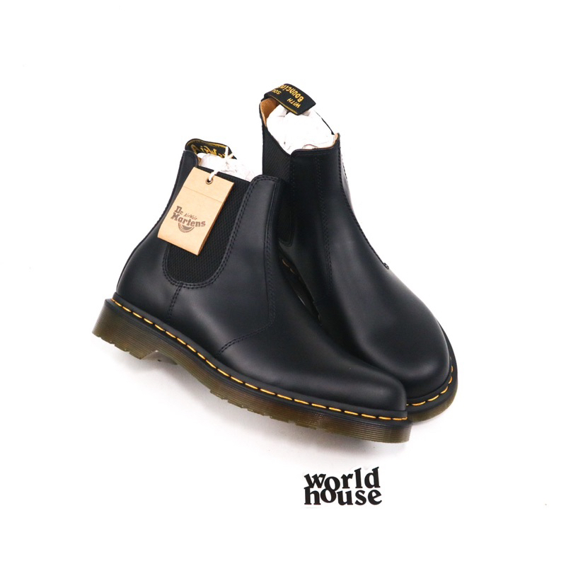 dr martens 2976 ys black smooth