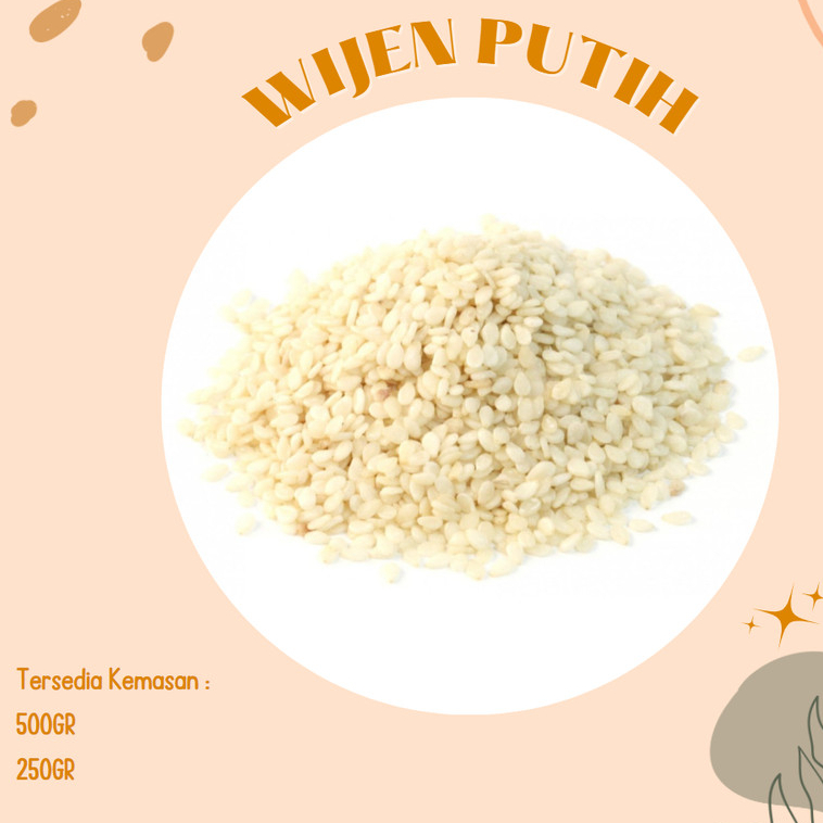 

Wijen Hitam/Putih Repack 500gr