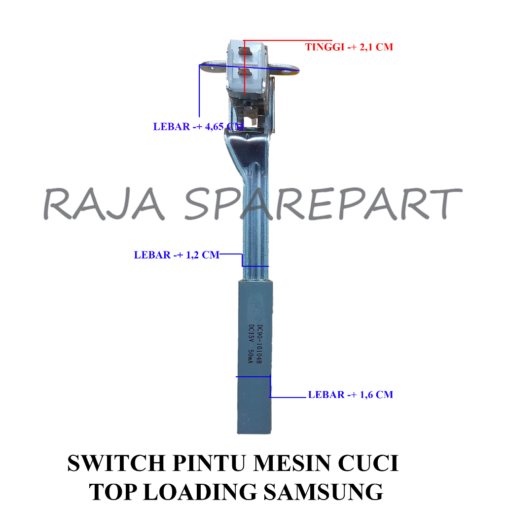 SWITCH PINTU MESIN CUCI TOP LOADING SAMSUNG 1 TABUNG