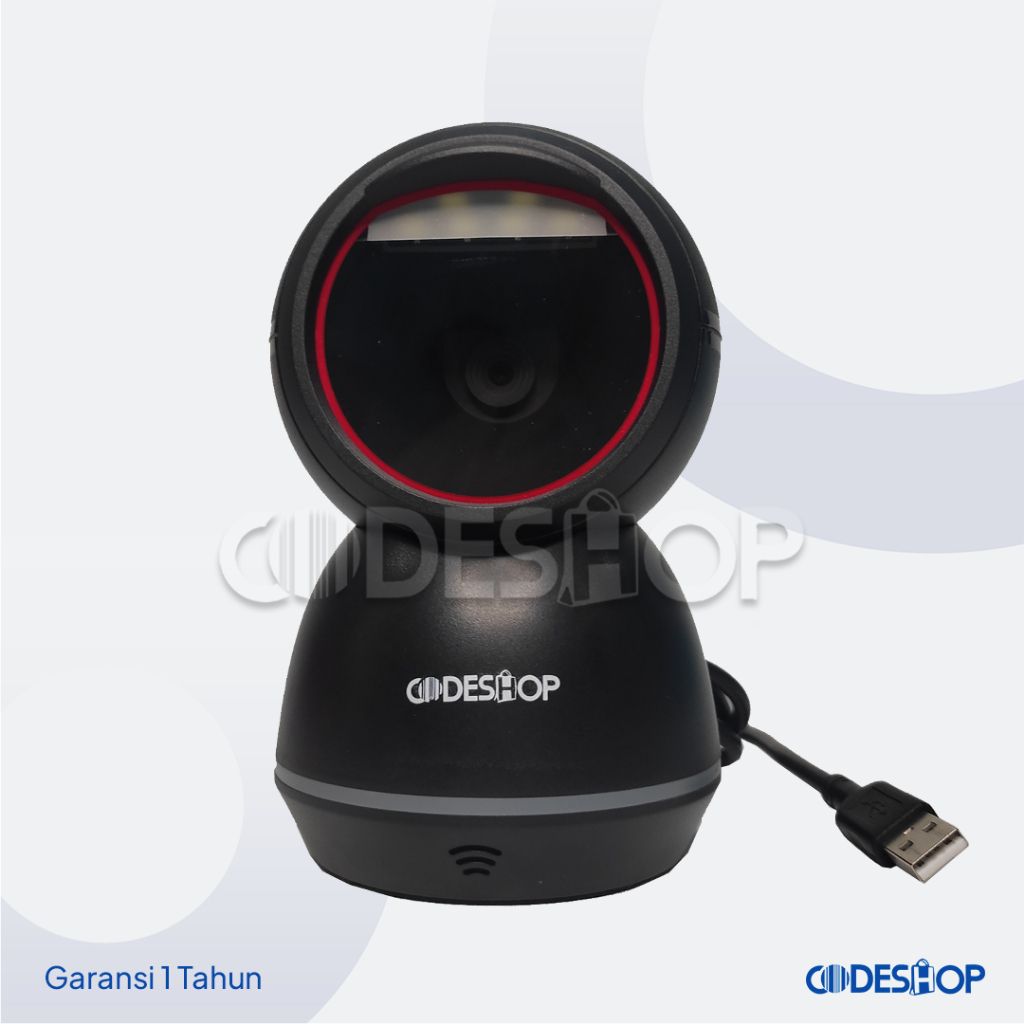 Scanner Barcode 2D &amp; 1D CODESHOP CD-680 Imager 2 Dimensi USB Auto Scan