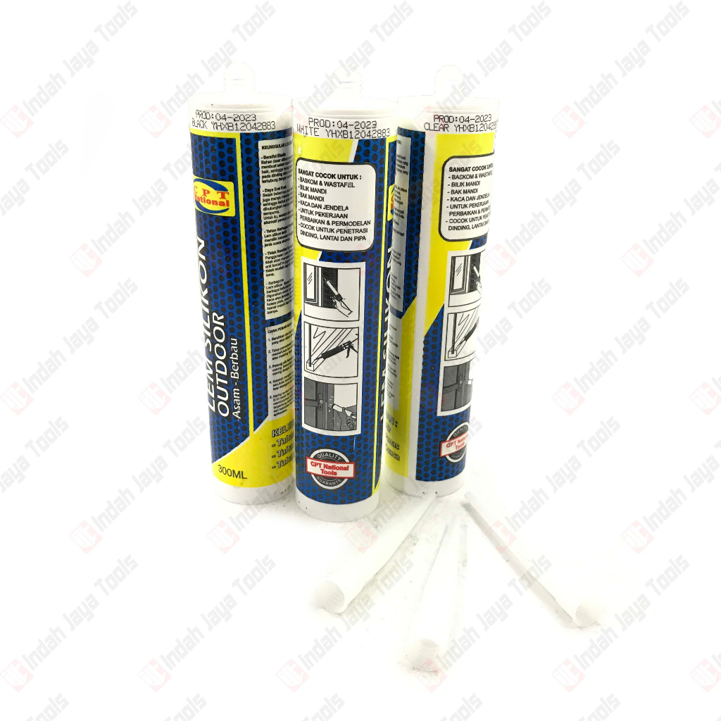 CPT NATIONAL Silicone Sealant Botol Lem Kaca Aquarium Dinding Silikon