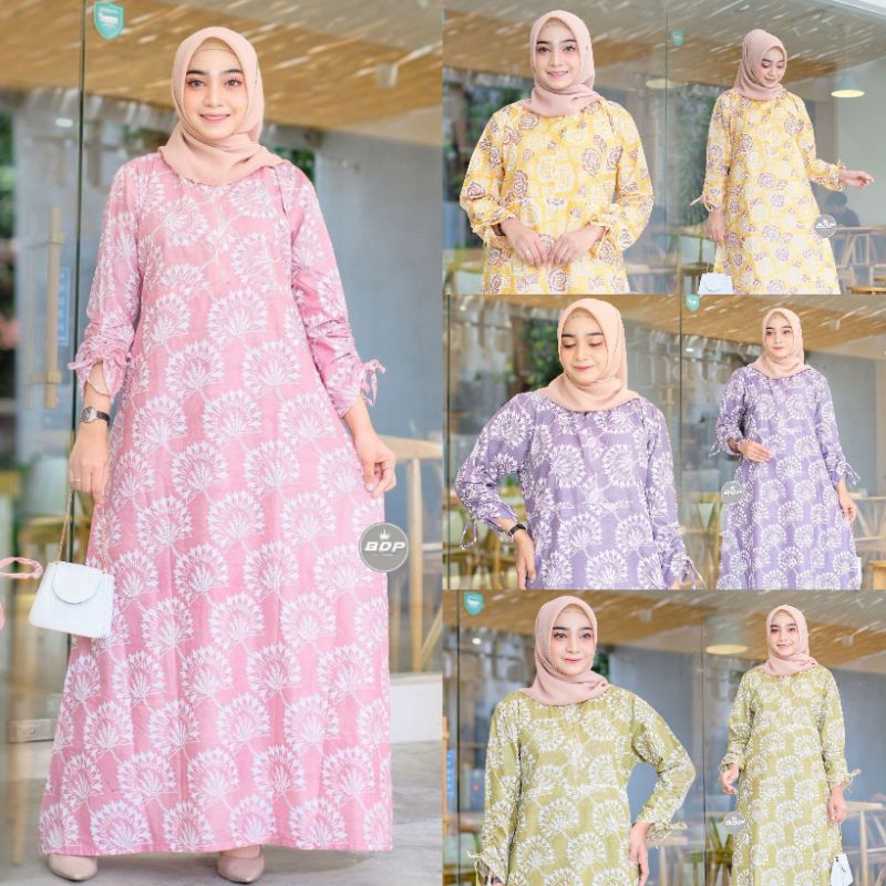 Gamis Busui Batik Bahan Rayon