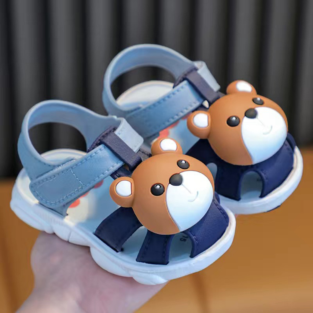 PROMO 12.12 PUNCAK Okaybaby B302 Sandal Balita Anak Laki-laki Perempuan Lucu Import Bagus Lembut Kekinian Sendal Casual