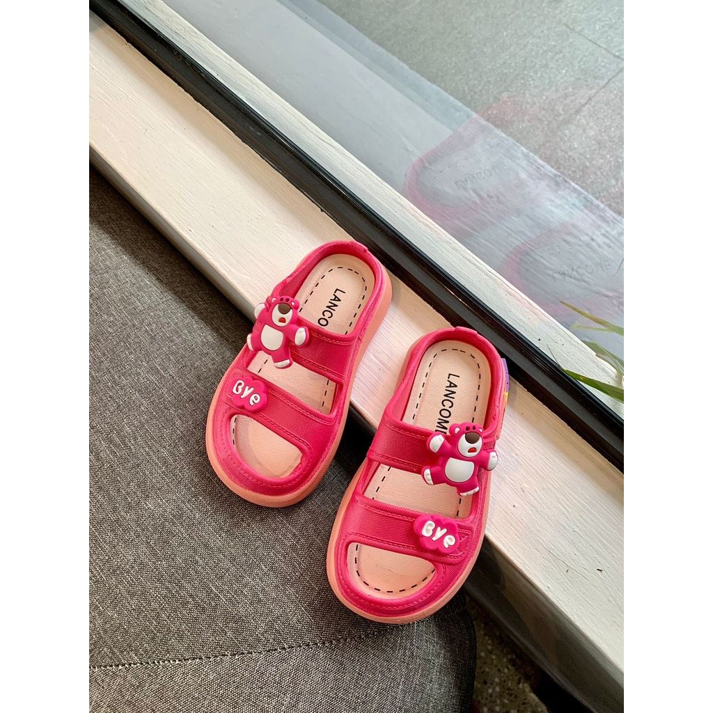 Sandal Anak Perempuan Jelly ban dua LOTSO BYE Terbaru / Sendal Selop Anak Import Karet Tebal