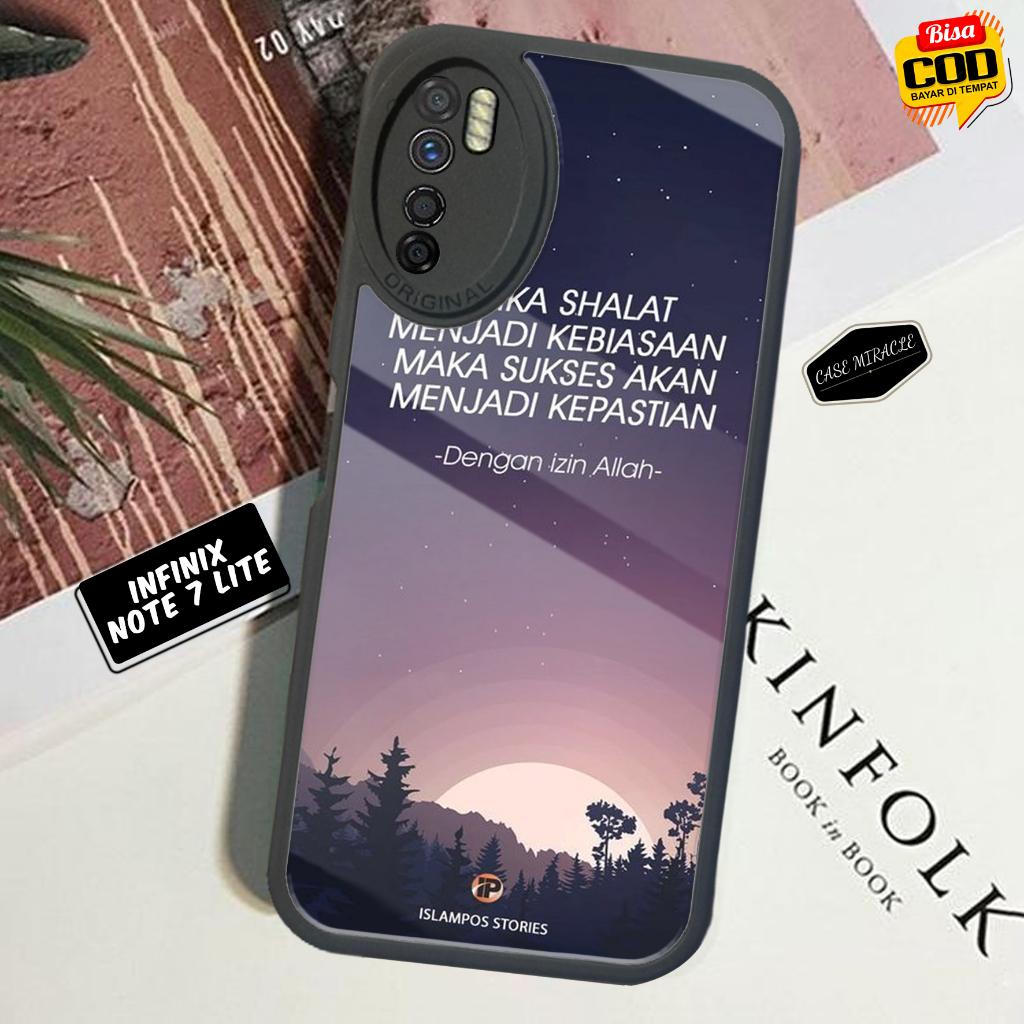 Case INFINIX NOTE 7 LITE - Casing INFINIX NOTE 7 LITE Terbaru CASE MIRACLE [ MOTIF 39 ] Cassing Hp -