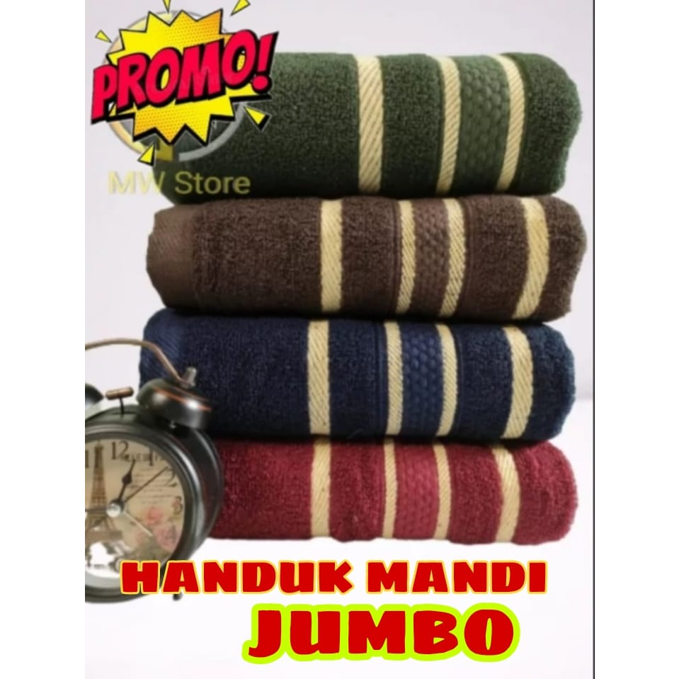 HANDUK TEBAL HANDUK MANDI DEWASA JUMBO 75X150 HANDUK MENYERAP AIR