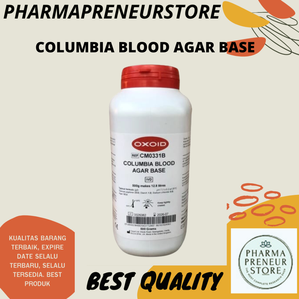 COLUMBIA BLOOD AGAR BASE 500 GRAM OXOID BEST QUALITY