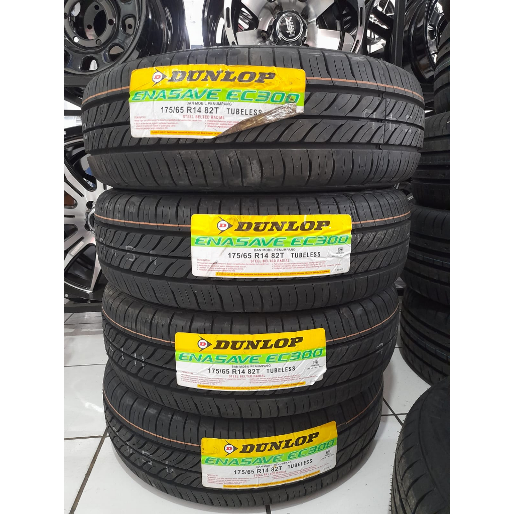 BAN MOBIL TUBLES MERK DUNLOP ENASAVE UKURAN 175 65 RING 14-STANDAR BRIO CALYA AYLA SIGRA