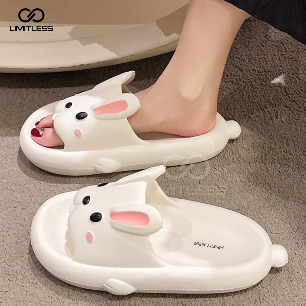 Sendal Kelinci Wanita Terbaru 2023 Sandal Kelinci Dewasa Cewek Selop Rabbit Sandal BUNNY Dewasa Casual Lucu