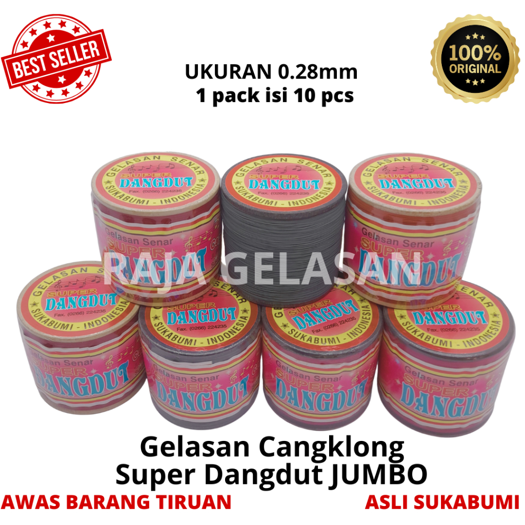 Benang Gelasan Cangklong Super Dangdut Jumbo