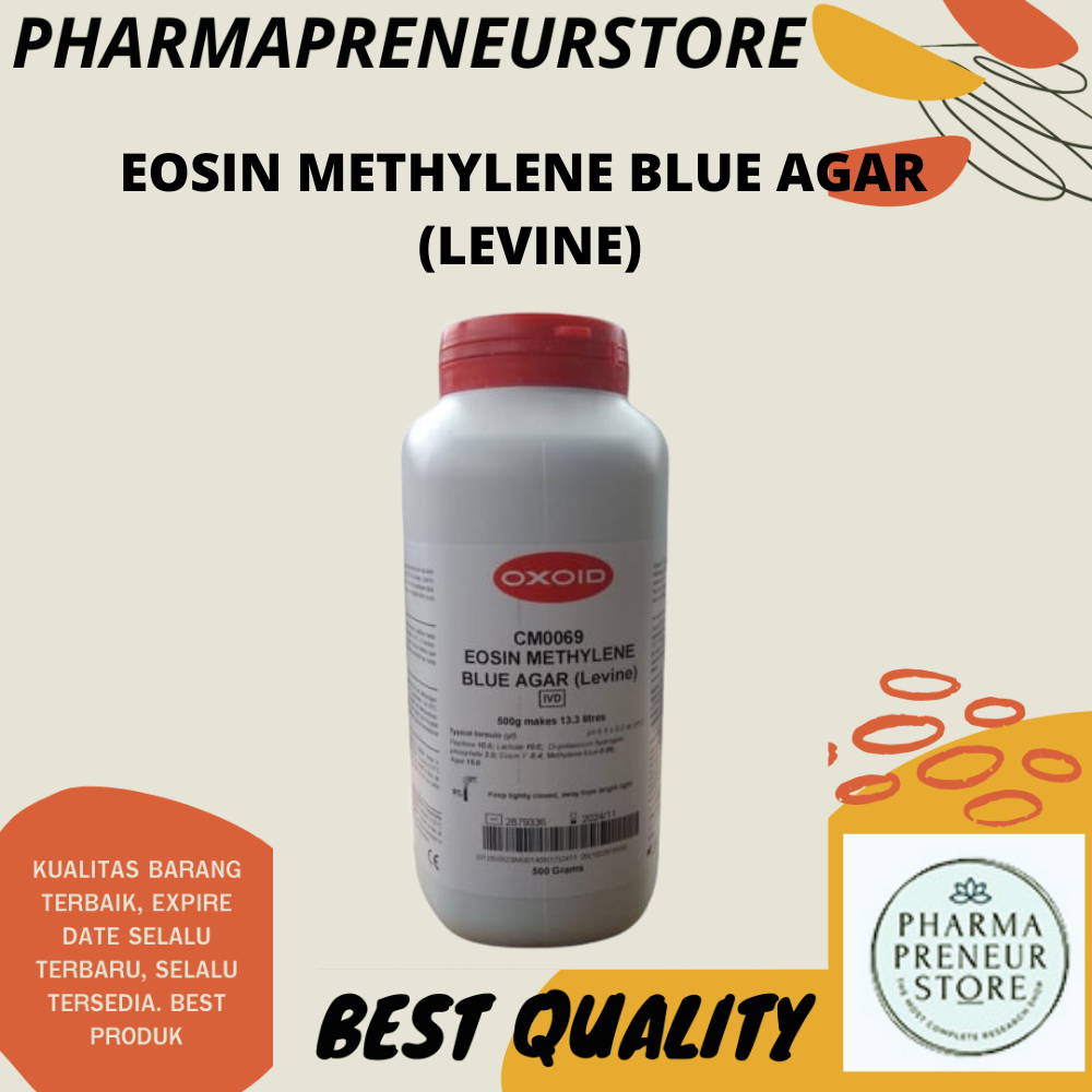 EOSIN METHYLENE BLUE AGAR (LEVINE) 500 GRAM OXOID BEST QUALITY