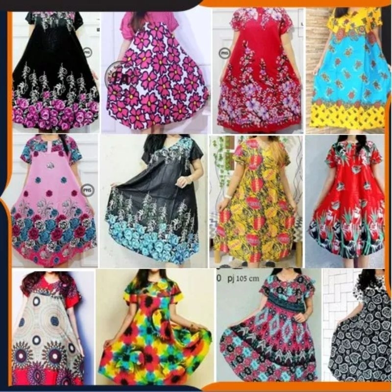 Daster Payung Standar / Daster Kancing busui / baju daster