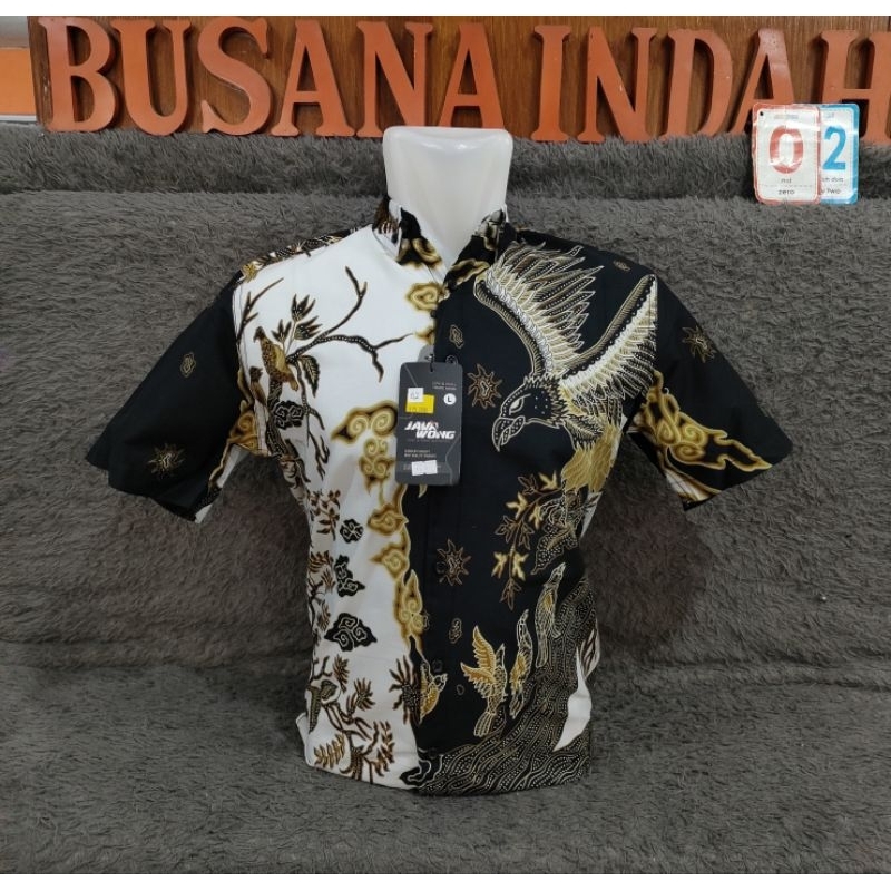 Kemeja Batik Java Wong/Batik Chairman Lengan Pendek