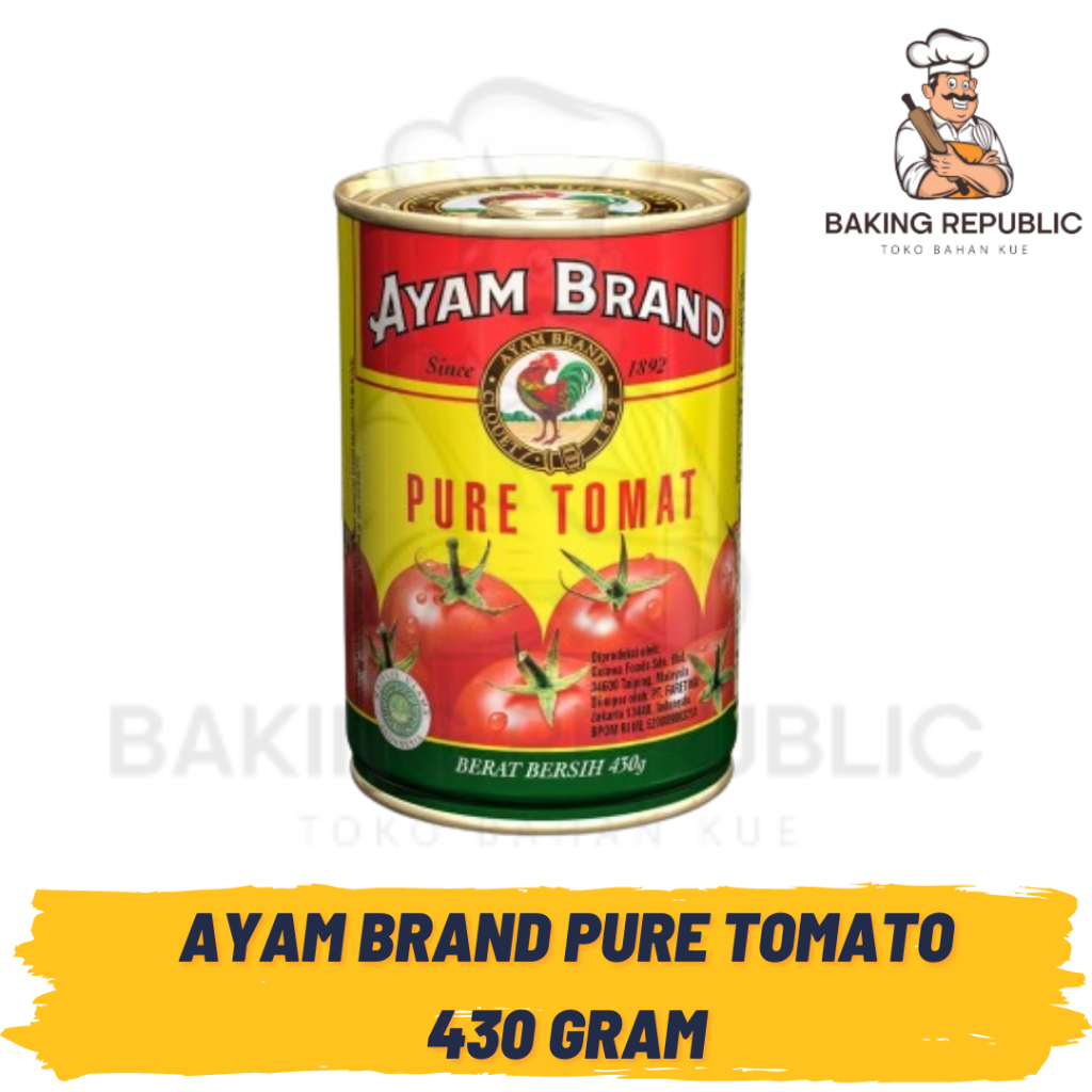 

AYAM BRAND | PURE TOMATO SAUCE | 430 GRAM | SAUS TOMAT