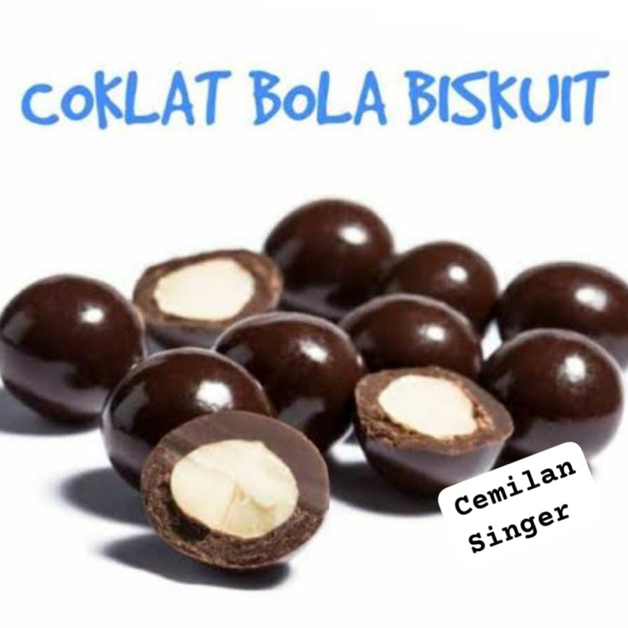 

Coklat Bola Isi Biskuit 1 Ons