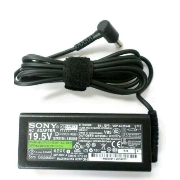 Adaptor charger casan Original Sony VGP - AC19V48 19.5V 3.33A 3.3A DC 6.4X4.4mm ORI