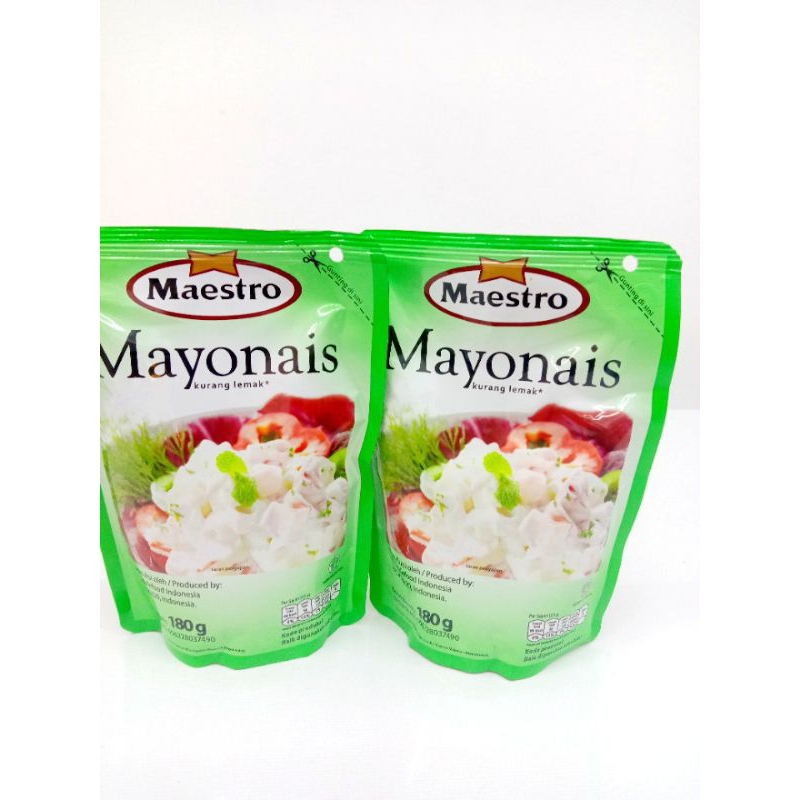 

READY STOK - Mayonais Maestro Kurang Lemak cocok untuk Salad Buah 180 gram