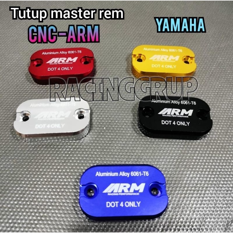 COVER Tutup master rem ARM YAMAHA NMAX LEXI MIO aluminium FULL CNC