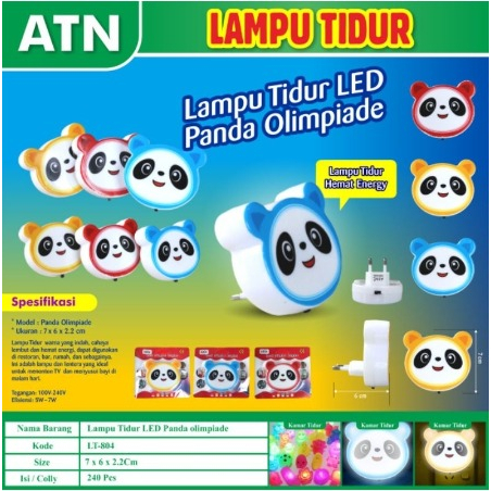 Lampu Tidur LED ATN Karakter Hemat Energy MURAH