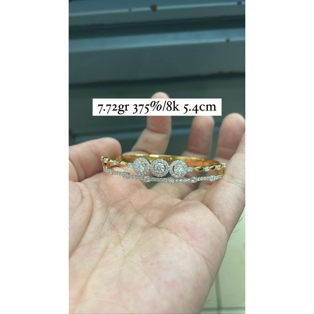 Gelang ubs kasandra emas asli kadar 375 fashion