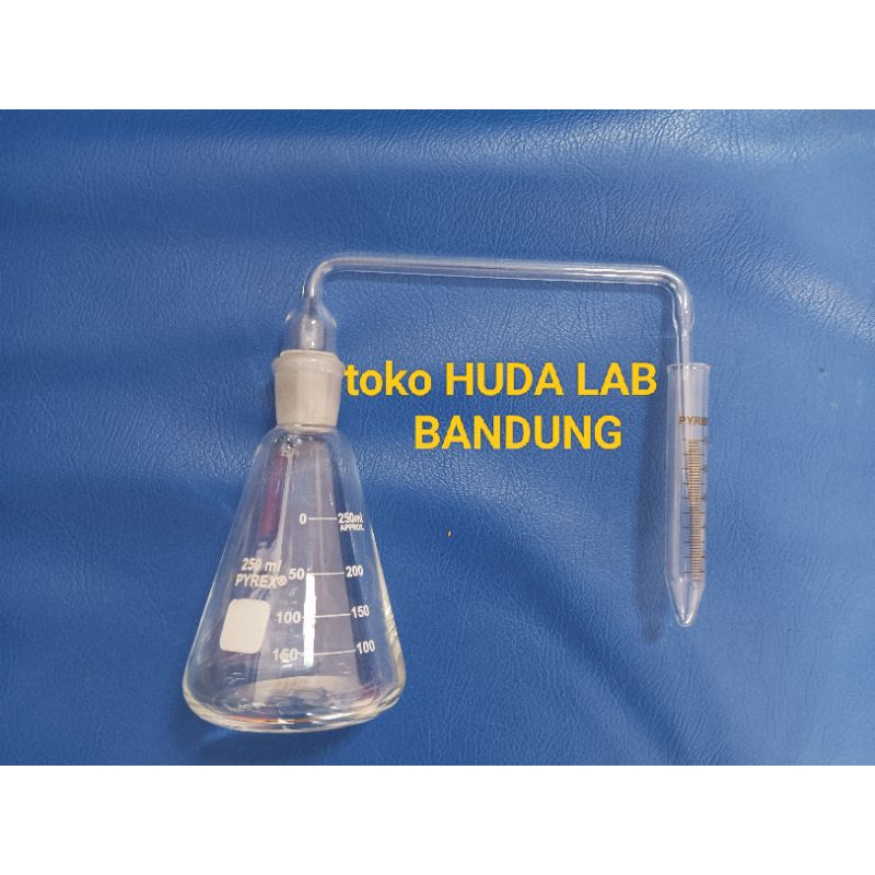 set lengkap generator hidrogen arsenik 250ml pyrex