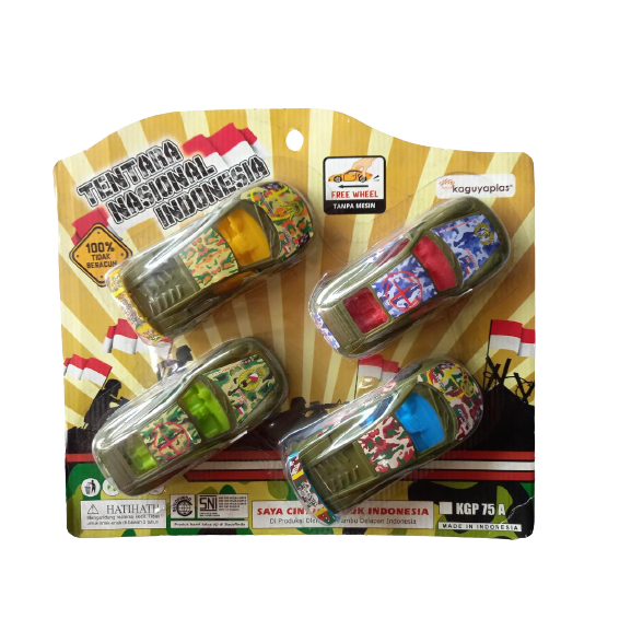 MAINAN MOBIL SEDAN SET TNI