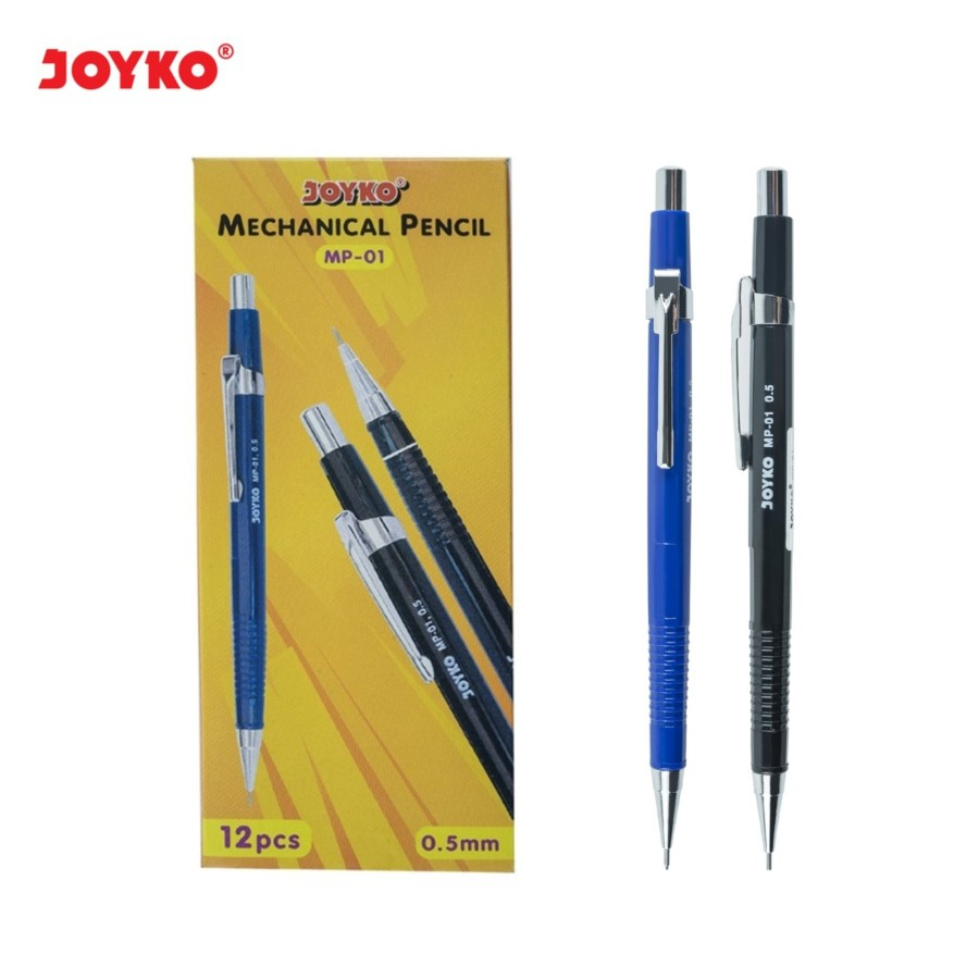 

1 LSN / 12 PCS Pensil Mekanik Joyko MP-01 0.5 mm Mechanical Pencil