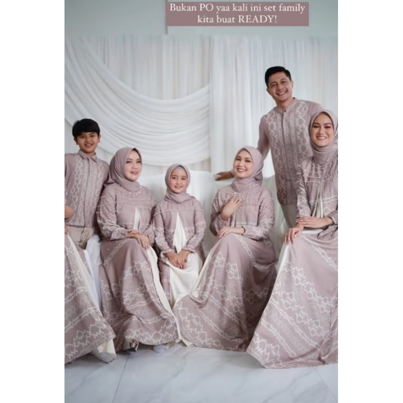 KHALISA FAMILY SET ORI JAVINA (original ) BAJU KOKO