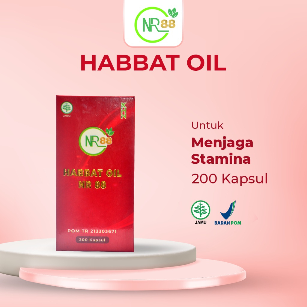 Kapsul Habbatussauda Oil Habbat Oil NR88 Memelihara Daya Tahan Tubuh