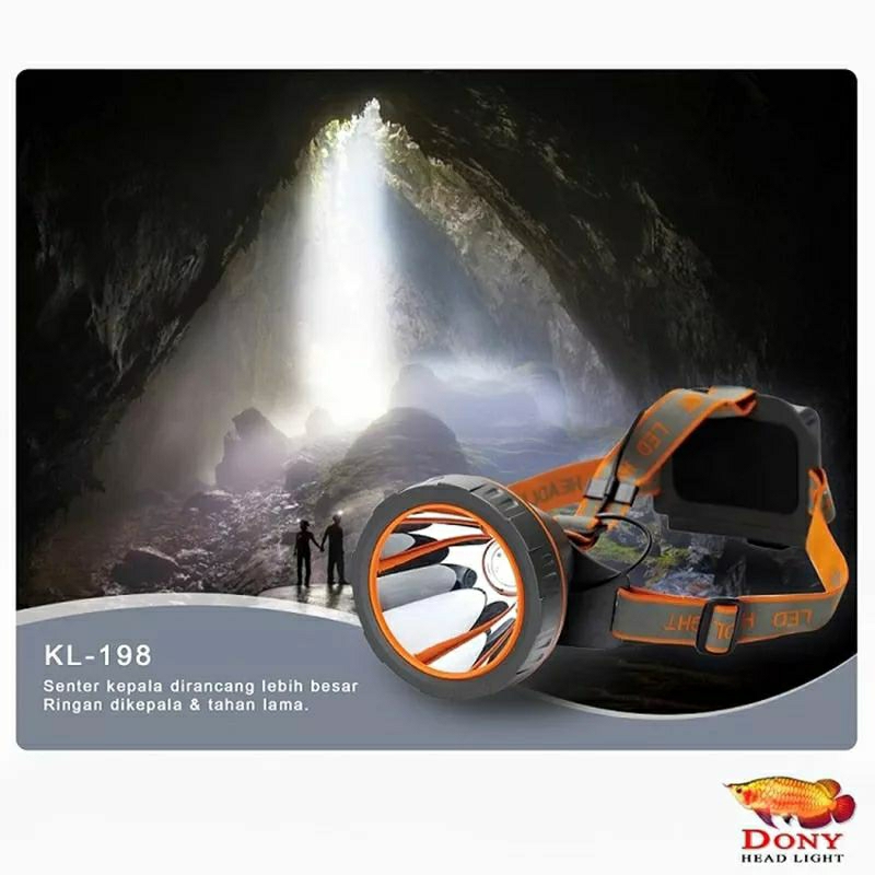 DONY Senter Kepala Head Lamp Cas KL - 198 | LED JUMBO 