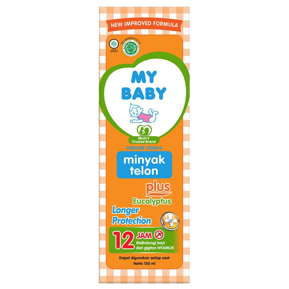 My Baby Minyak Telon Plus Longer Protection 150ml - Minyak Pijat Bayi