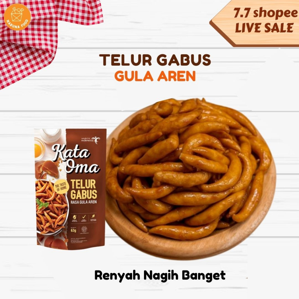 PROMO 10.10 TELUR GABUS KATA OMA KEJU DAN GULA AREN camilan telur gabus bolot gurih manis keju gula aren