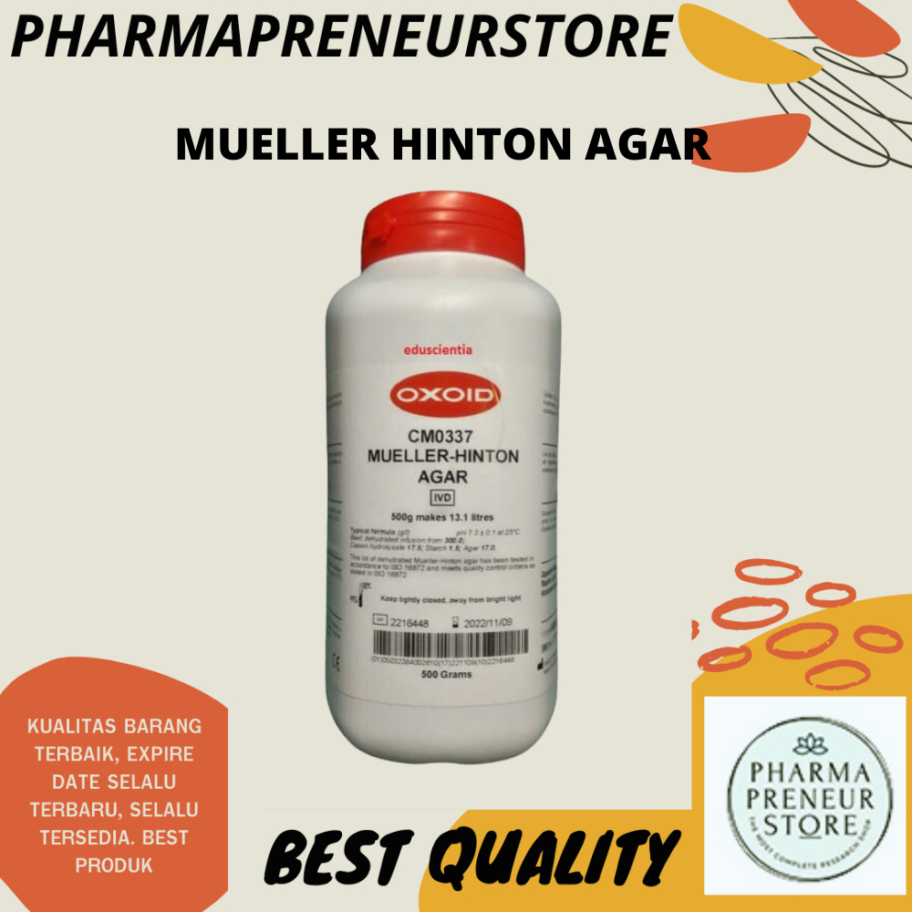 MUELLER HINTON AGAR 500 GRAM OXOID BEST QUALITY