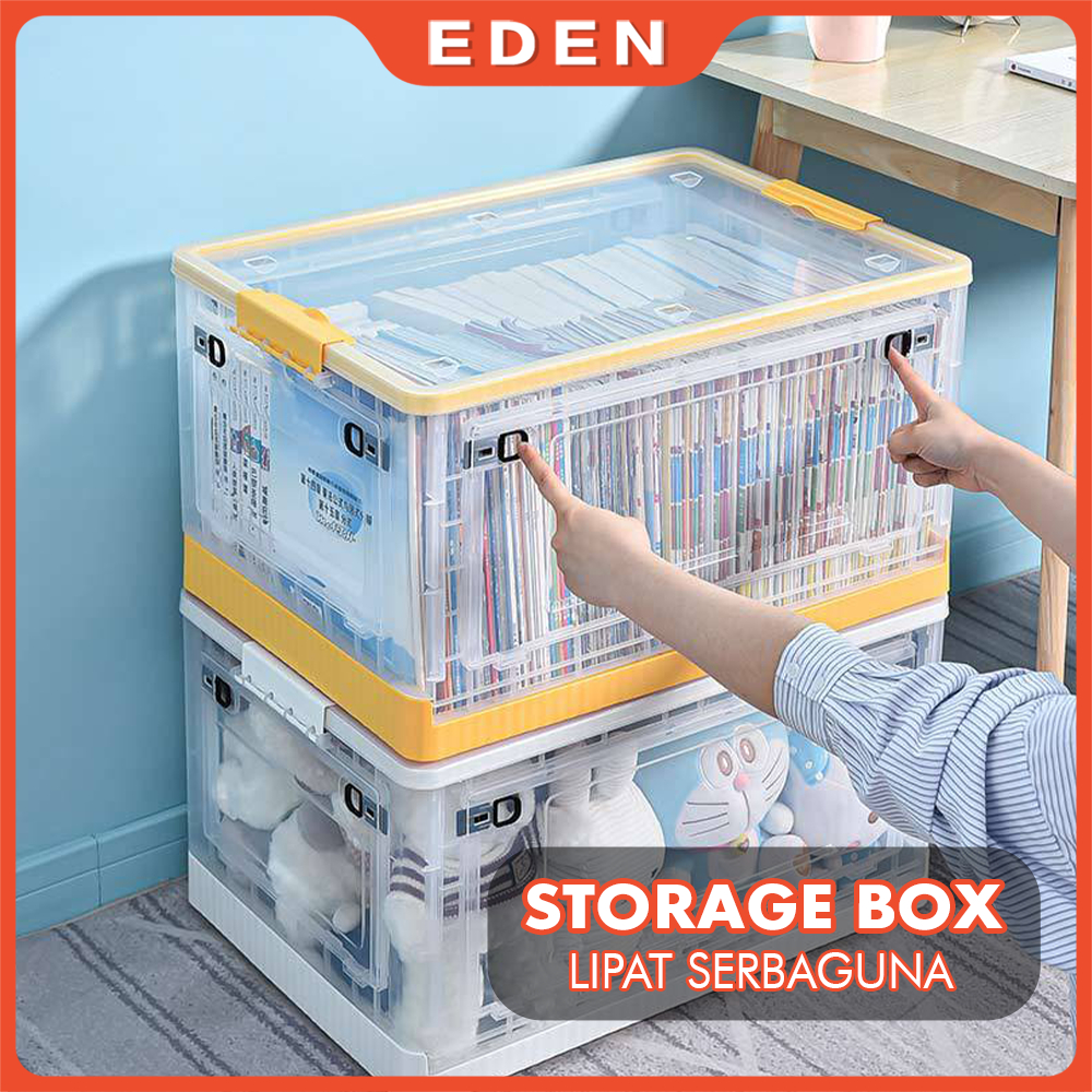 STORAGE BOX LIPAT / CONTAINER BOX TEMPAT BAJU/MAINAN KOTAK PENYIMPANAN / KONTAINER STORAGE