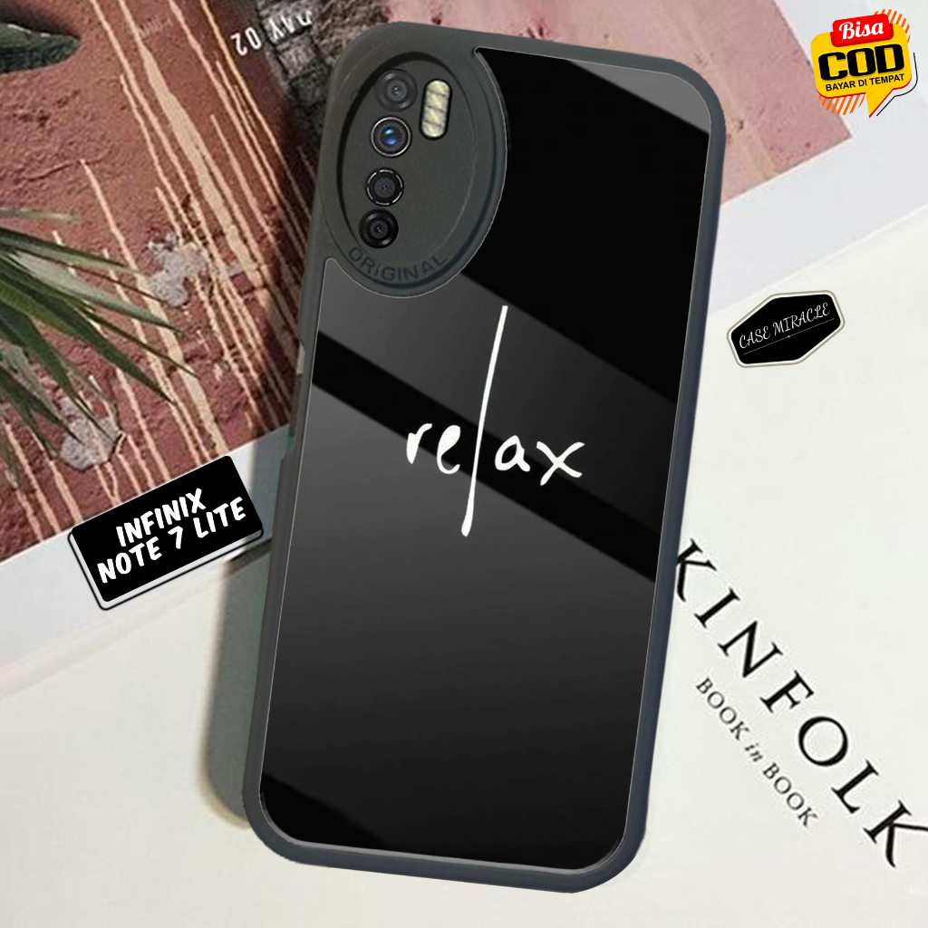 Case INFINIX NOTE 7 LITE - Casing INFINIX NOTE 7 LITE Terbaru CASE MIRACLE [ MOTIF 76 ] Cassing Hp -