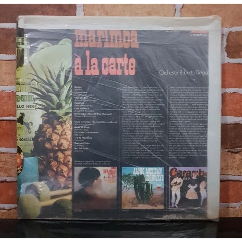 Vinyl Piringan Hitam 12 inch Marimba A La Carte