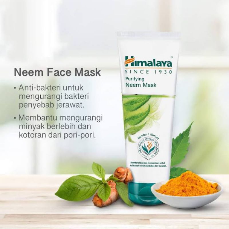 Himalaya Purifying Neem Mask / Masker Himalaya / Masker Exfoliate