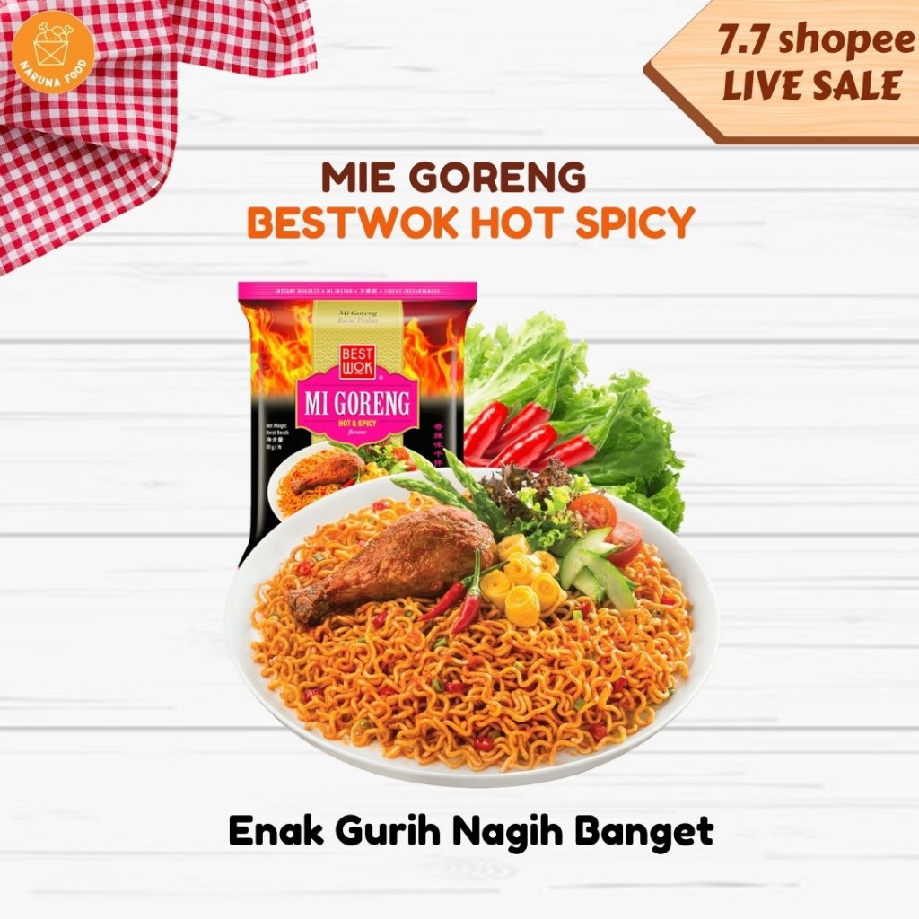 PROMO 12 12 BESTWOK MIE GORENG ORIGINAL HOT SPICY BLACKPEPPER SEAFOOD mie goreng bestwok varian lengkap enak pedas gurih nagih