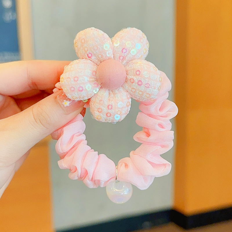 SCRUNCHIE ikat rambut anak motif bungabesar