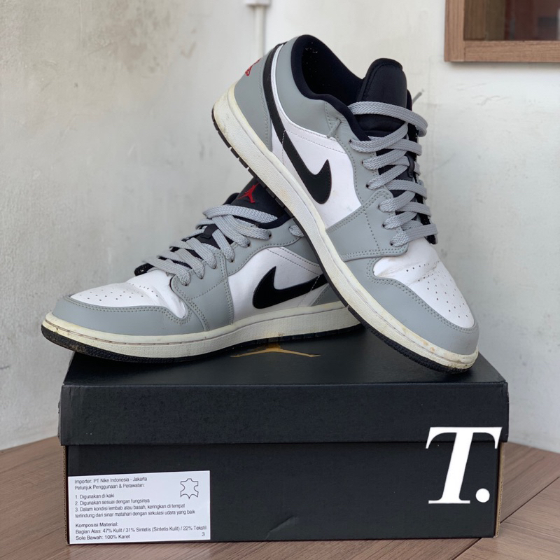 Nike Air Jordan 1 Low Light Smoke Grey