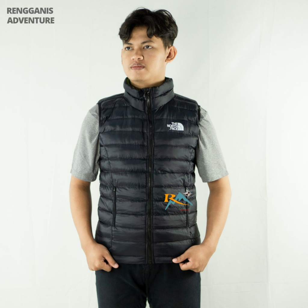 VEST ROMPI TNF DACRON LOKAL ROMPI HOODIE GELEMBUNG JAKET GUNUNG HIKING